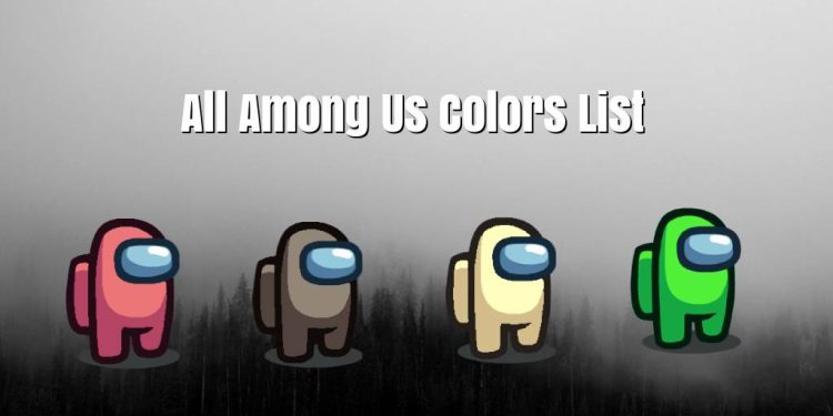 among us colors list