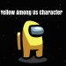 yellow among us character