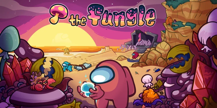 among us new map the fungle